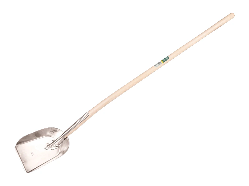 Stalschop OFFNER aluminium met strip, 25 x 41 cm, met ATLAS batsesteel 140 cm, FSC 100%