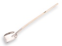 OFFNER Aluminium Randschaufel mit Stahlkante mit ATLAS Eschen Langstiel 140cm