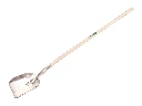 Stalschop OFFNER aluminium met strip, 25 x 41 cm, met ATLAS batsesteel 140 cm, FSC 100%