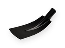 Pelle pose câble ATLAS 10 cm 3/4 noir, dessous droit, extra trempé, sans manche