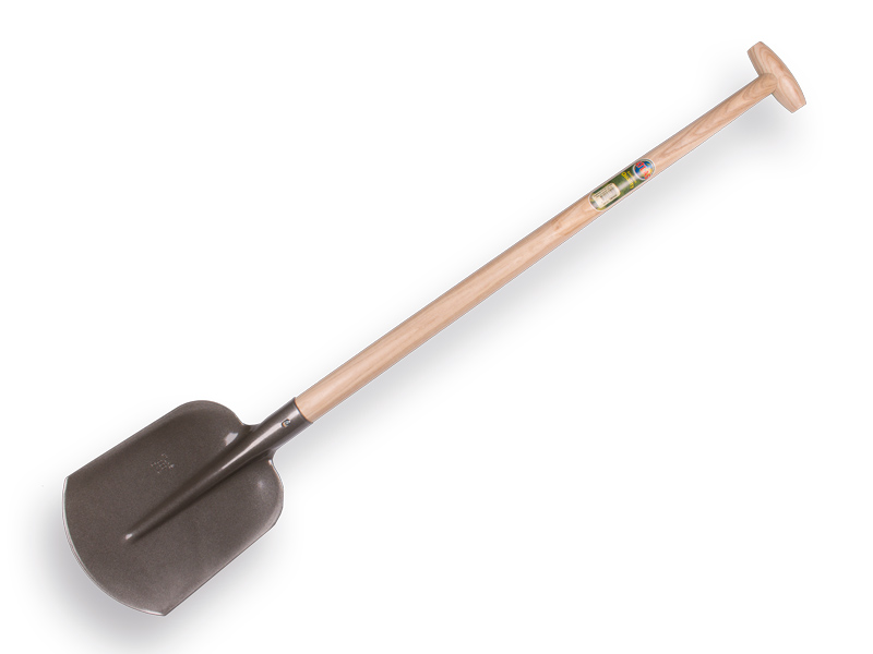 [780538] Flachrandschaufel ATLAS 1/4 00 gehärtet, mit ATLAS Schaufelstiel 110 cm gebogen, FSC 100%