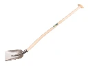 Betonschop ATLAS 1/2 0 gehard, met ATLAS Blijhamsteel 110 cm extra dubbel gebogen