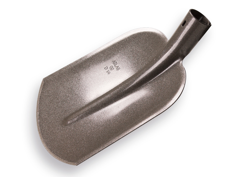 [780720] Digging shovel ATLAS 1/4 00 hardened, clear lacquered, without handle