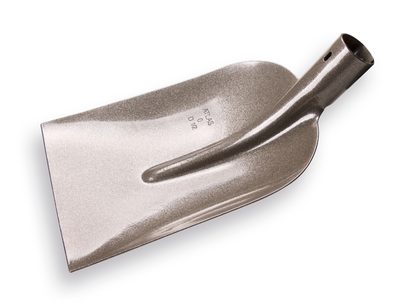 Concrete shovel ATLAS 1/2 0 hardened, gloss lacquered, without handle