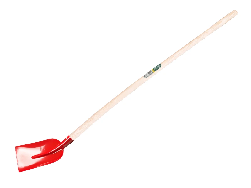 [780968] Concrete Shovel ATLAS 1/2 0 red, extra hardened, with shovel handle 130 cm bent