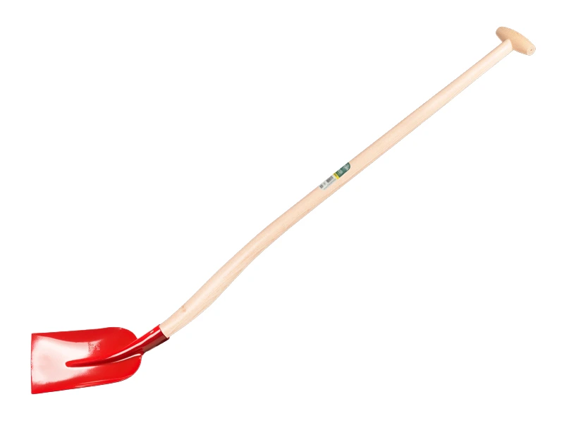 [780970] Betonschop ATLAS 1/2 0 rood, extra gehard, met ATLAS Blijhamsteel 110 cm extra dubbel gebogen