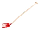 Concrete shovel ATLAS 1/2 0 red, extra hardened, with ATLAS gooseneck shovel handle 110 cm extra double bent