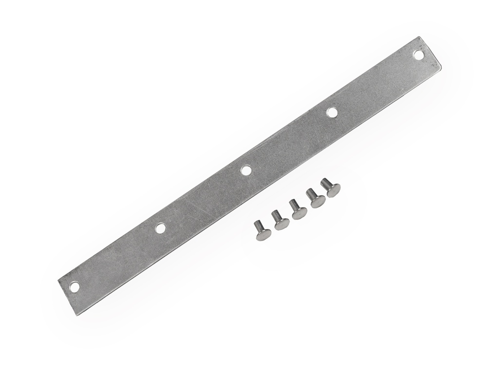 Strip 28 cm met 5 klinknagels voor ATLAS graan- en ballastschoppen