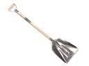 Graanschop OFFNER JUMBO aluminium met strip, 36 x 48 cm, met ATLAS YD-steel 95 cm, FSC 100%