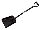 Ballastschaufel ATLAS schwarz PP mit Fiberglas 112 cm, 27 x 34 cm, mit D-Griff, HACCP
