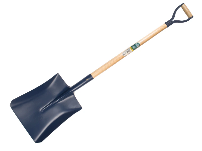 [797400] Ballast Shovel ATLAS steel no. 4, 26 x 33 cm, with ATLAS metal D-handle 95 cm straight