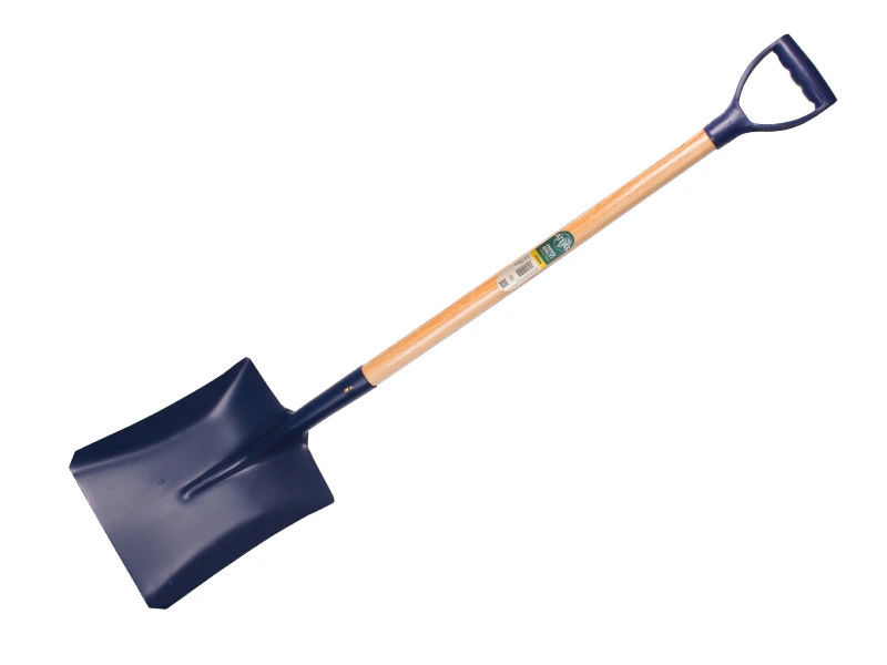 [797500] Ballast shovel OFFNER steel, 28 x 34 cm, with ATLAS plastic D-handle 95 cm straight