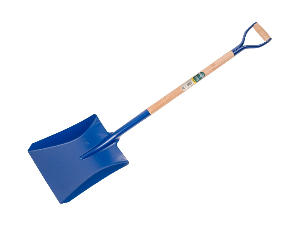 Pelle à ballast ATLAS acier n° 6, 30 x 35 cm, avec manche ATLAS YD 95 cm droit