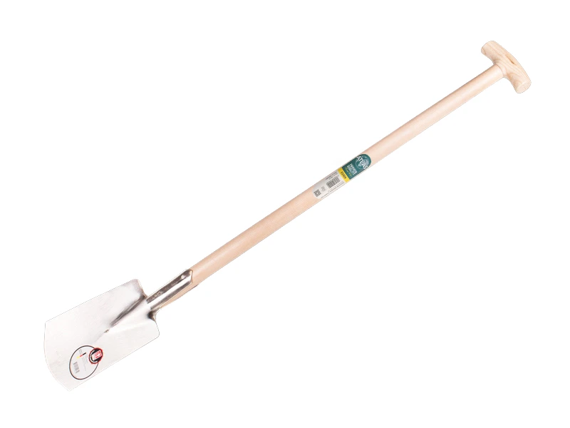 [810065] Spade IDEAL Löwe No. 2 polished, with ATLAS T-handle 95 cm, blade size 18 x 28 cm