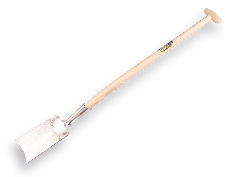 Clay spade Betuwe model MERKUS welded, with ATLAS T-handle 95 cm and through-mount T-grip, FSC 100%