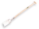 Clay spade Betuwe model MERKUS welded, with ATLAS T-handle 95 cm and through-mount T-grip, FSC 100%