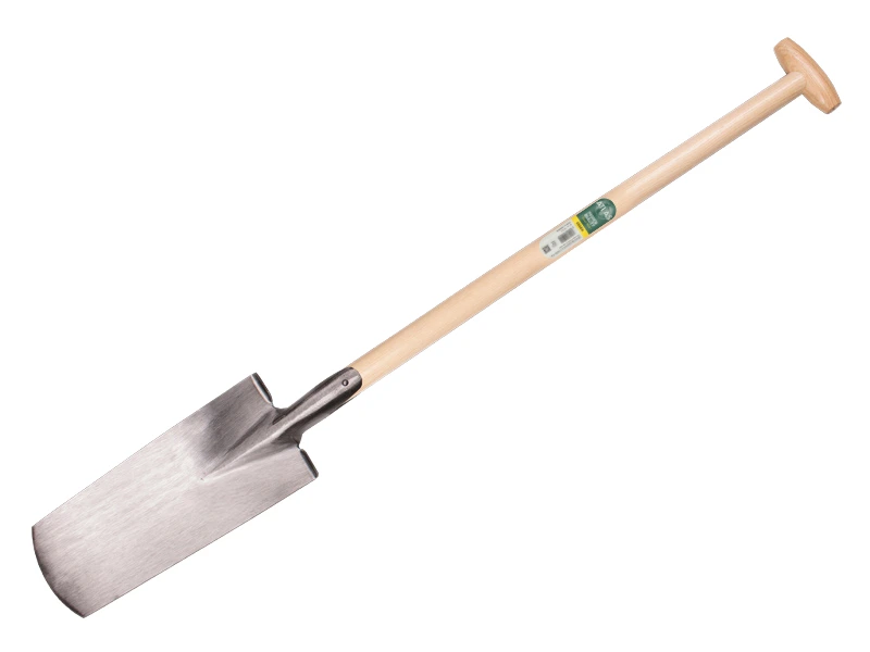 [810160] Bêche terrassier ATLAS DIAMANT avec marchepied, lame 39 x 14 cm, avec manche de pelle ATLAS 85 cm, FSC 100%