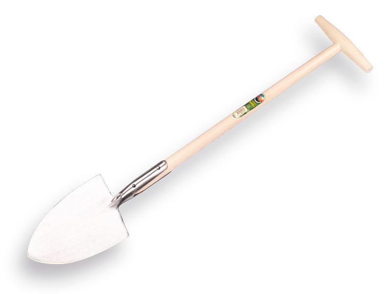 Boskoopse spade ATLAS DIAMANT gesmeed spits, met ATLAS steel 80 cm en brede hilt
