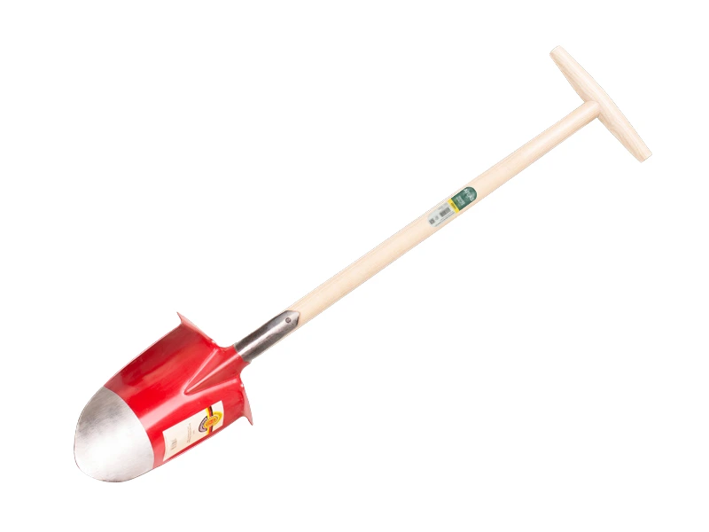 [810185] Rondsteekspade SHW rood, bovenzijde 16,5 cm, met ATLAS steel 80 cm en brede hilt