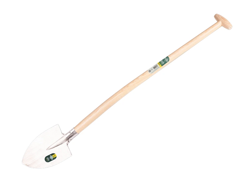 [810205] Bêche Barneveldse - Bêche à déplaquer ATLAS DIAMANT forgée pointue, avec manche de pelle ATLAS 100 cm courbé, FSC 100%