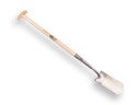 SPEAR & JACKSON-Spaten mit Schwanenhalsdülle, 1041 A, mit Tritt und Eschen T-stiel 80cm mit Fiberkern. Feinpoliertes Blatt 