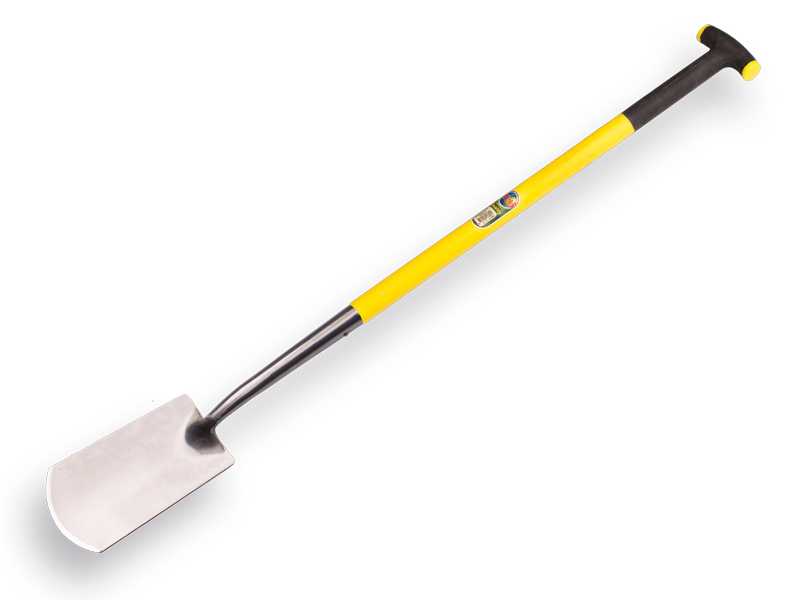 [811002] Bêche ATLAS poli, avec ATLAS FIBERGLAS manche de bêche en T 88 cm, longueur totale 125 cm