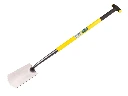 Bêche ATLAS DIAMANT polie, avec manche de bêche en T ATLAS FIBERGLAS 88 cm, longueur totale 125 cm