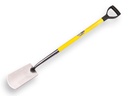 Spaten ATLAS DIAMANT poliert, mit FIBERGLAS D-Griff 88 cm, Gesamtlänge 117 cm