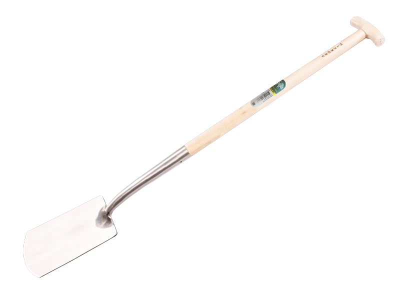 Zwanenhalsspade ATLAS DIAMANT gepolijst, met HICKORY T-steel 80 cm