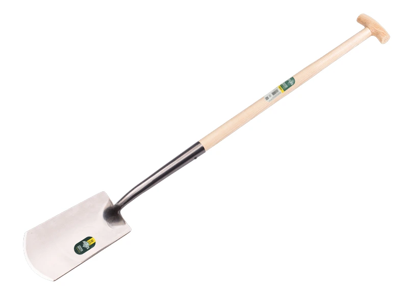 [811055] Spaten mit Schwanenhals ATLAS DIAMANT poliert, mit ATLAS T-Stiele 80 cm und T-Griff, FSC 100%