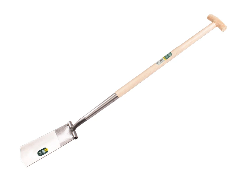 [811065] Kabelspade ATLAS DIAMANT gepolijst, RONDE OPSTAP, met ATLAS T-steel 80 cm en Engelse kruk, FSC 100%