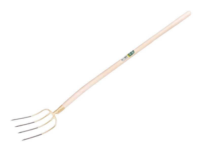 Mistgabel OFFNER 4 Zinken Bronze mit Tülle und ATLAS Schaufelstiel 130 cm, FSC 100%