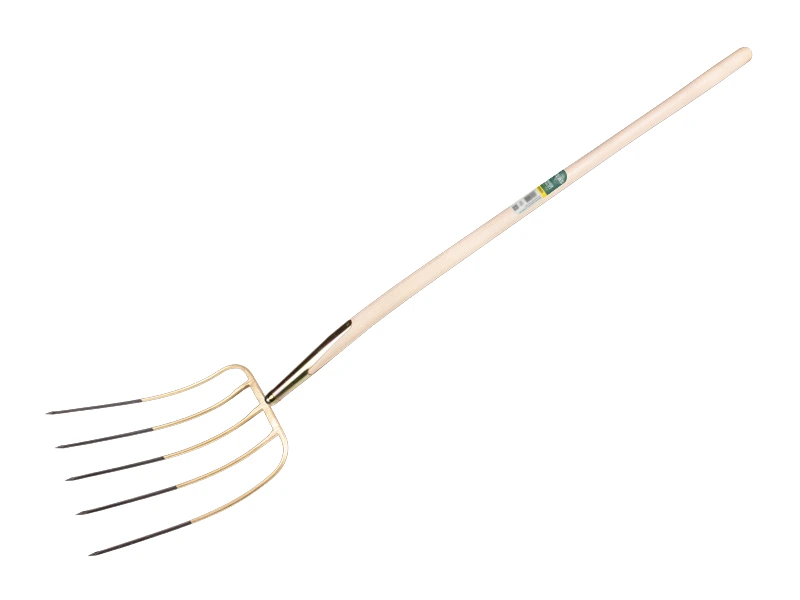 [811158] Bladvork OFFNER 5 tands met stift en ATLAS vorksteel 130 cm, FSC 100%