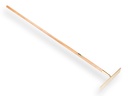 ATLAS Asphalt-Teer-Bau-Rechen mit 16 Zinken und Esche Langstiel 170 x 3,4 cm