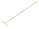 Asphalt rake OFFNER 16-teeth with ATLAS handle 170 x 3.4 cm