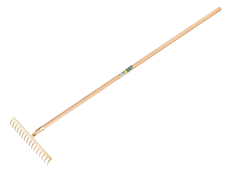 [817236] Râteau de jardin OFFNER 16 dents courbées, avec douille ouverte et manche ATLAS 160 x 2,8 cm