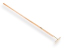 Garden rake OFFNER 8 straight tines, with ATLAS handle 170 x 2.8 cm