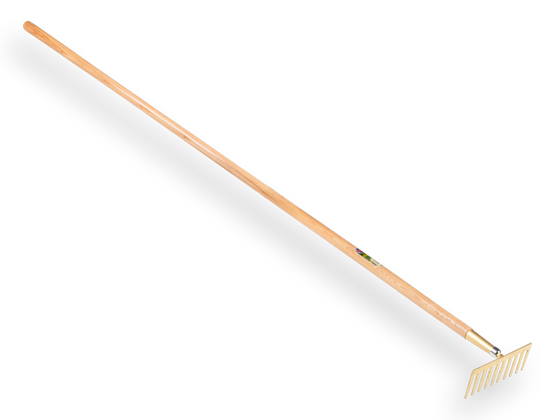 [818110] Râteau de jardin OFFNER 10 dents droites, avec manche ATLAS 170 x 2,8 cm