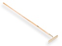 Garden rake OFFNER 12 bent tines, with ATLAS handle 170 x 2.8 cm