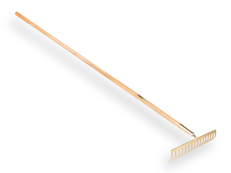 Gartenrechen OFFNER 16 gebogene Zinken, mit ATLAS Stiel 170 x 2,8 cm