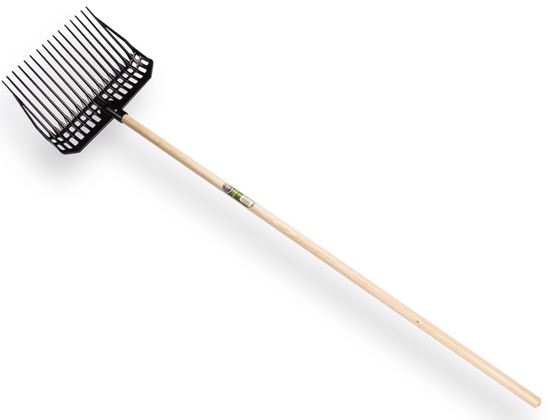 Fourche à fumier ATLAS en plastique avec manche 150 x 2,8 cm