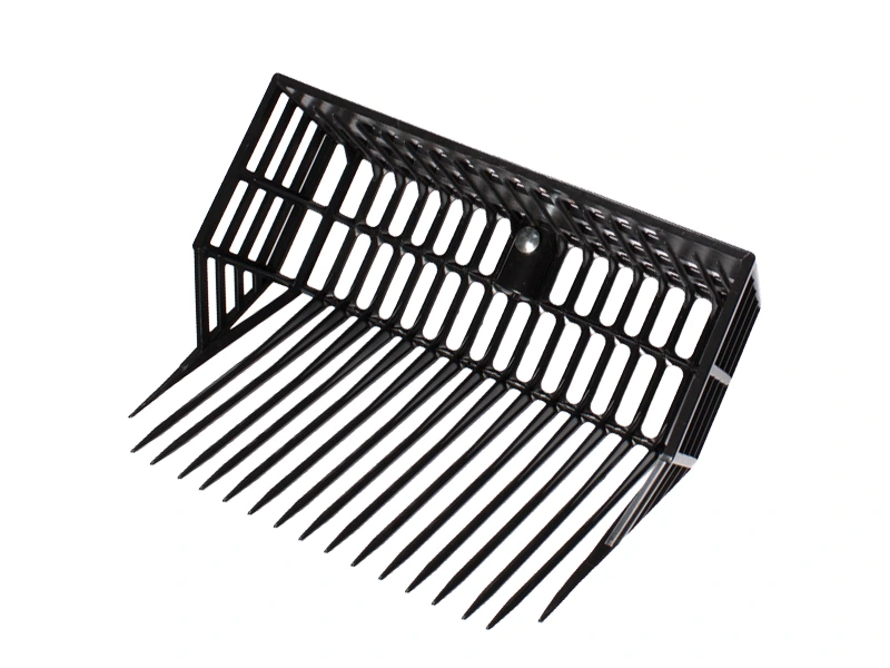 [827012] Fourche à fumier ATLAS en plastique, à dents fines avec panier, sans manche