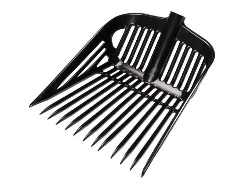 Fourche à fumier ATLAS en plastique noir sans manche