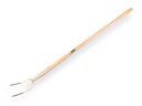 OFFNER Ballen - Rasengabel mit 2 Zinken, mit Esche Langstiel 135 cm für Heuballen