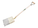 Kartoffelgabel OFFNER 9 Zinken 26 cm, mit Federdülle und ATLAS Metall-D-Griff 95 cm