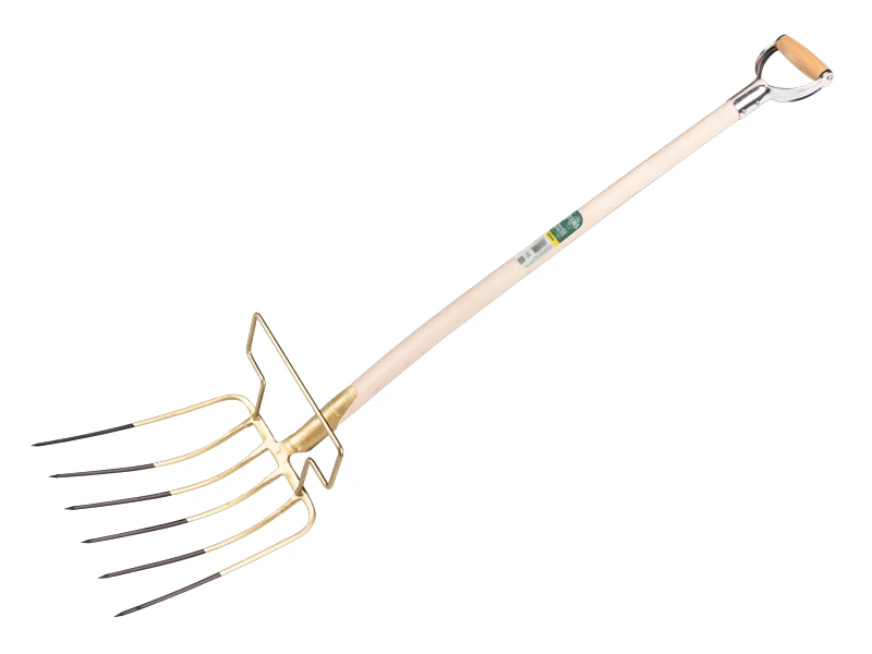 [842007] Bladvork OFFNER 6 tands met beugel en ATLAS YD-steel 110 cm, FSC 100%