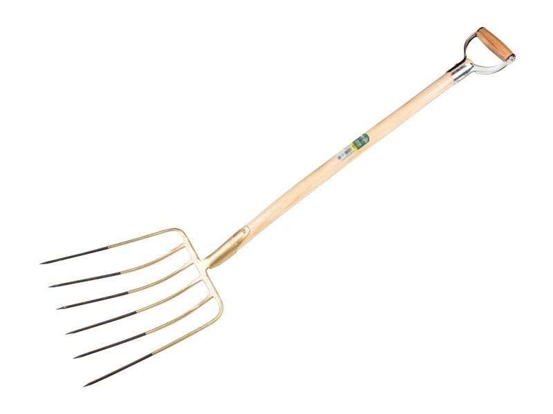 [842022] Maisgabel OFFNER 6 Zinken 32 cm mit Federdülle und ATLAS Metall-D-Griff 95 cm