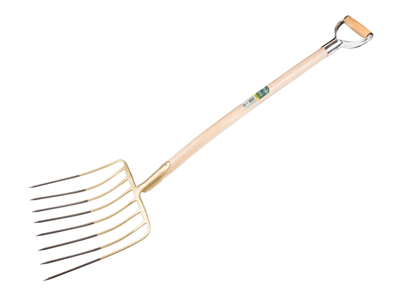 [842024] Maisgabel OFFNER 8 Zinken 36 cm mit Federdülle und ATLAS Metall-D-Griff 95 cm