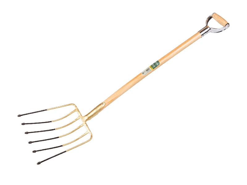 [842620] Bietgabel OFFNER 6 Zinken 34 cm mit Federdülle und ATLAS Metall-D-Griff 95 cm