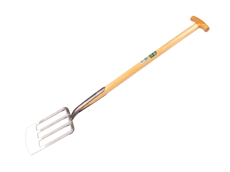 [862128] Fourche bêche OFFNER, fond fermé, avec manche de bêche en T ATLAS 80 cm